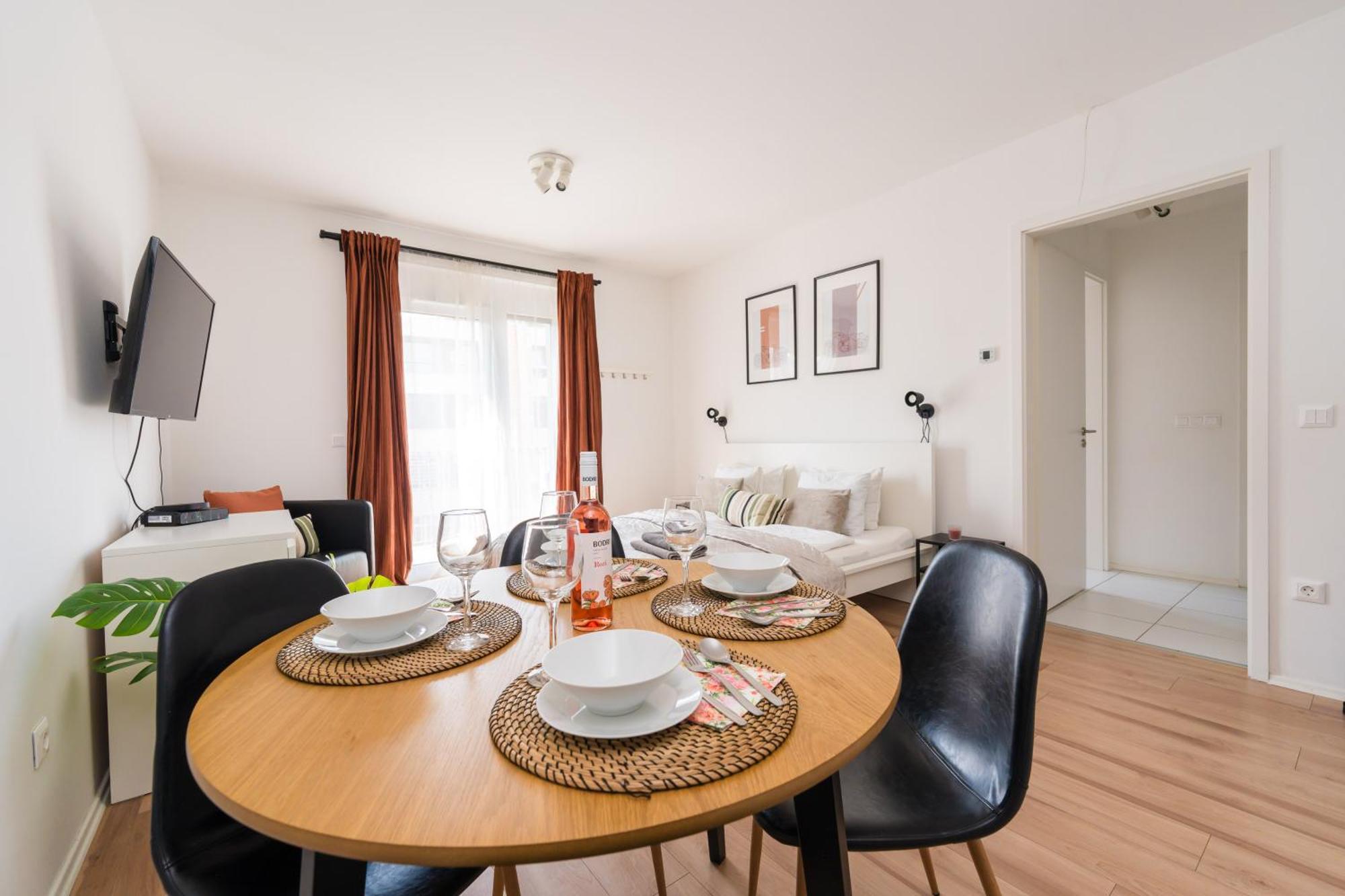 Brand New Modern Apartment-2 Rooms-Balcony-Garage Budapest Eksteriør billede