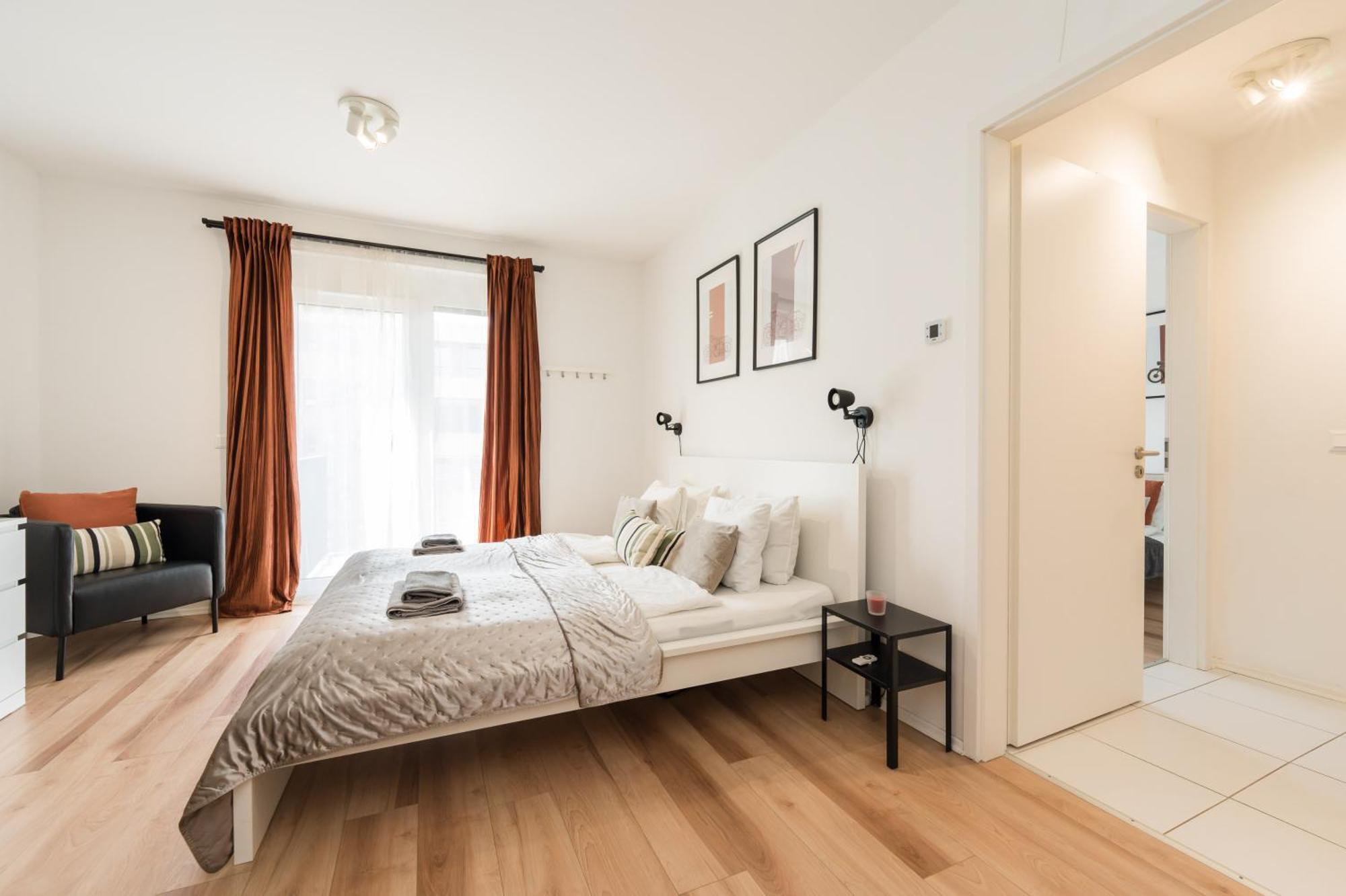 Brand New Modern Apartment-2 Rooms-Balcony-Garage Budapest Eksteriør billede