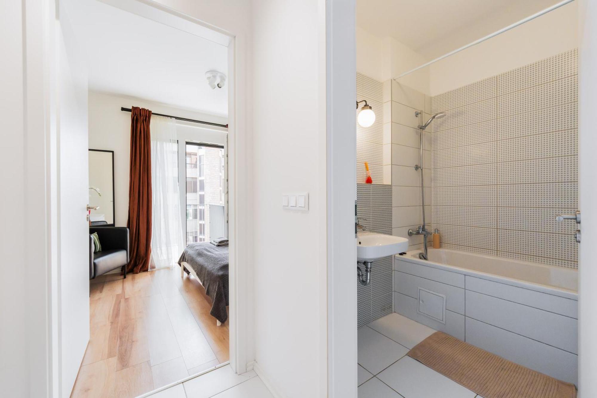 Brand New Modern Apartment-2 Rooms-Balcony-Garage Budapest Eksteriør billede